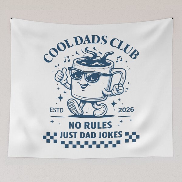 Item preview, Funny Cool Dads Club No Rules Just Dad Jokes designed and sold by ViVarRi.