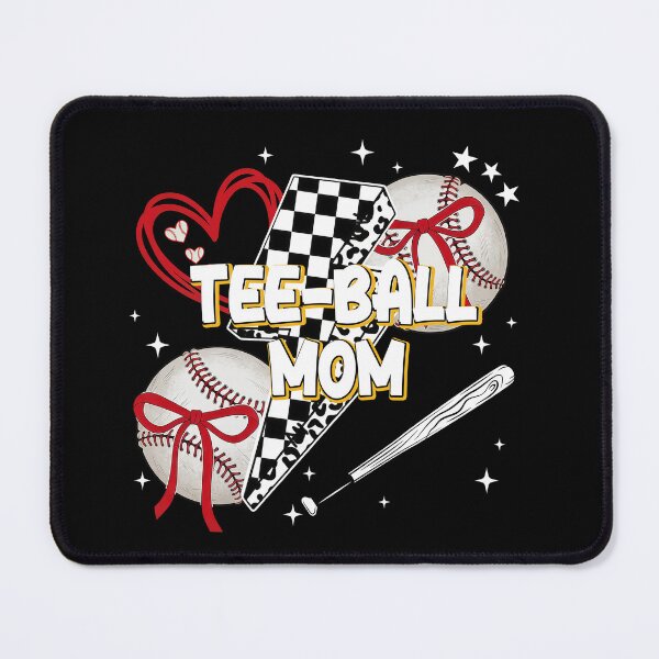 Item preview, Tee Ball Mom Checkerboard Leopard Heart Game Day Shirt designed and sold by LashondaGreen89.