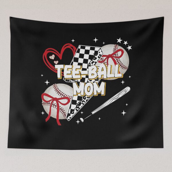 Item preview, Tee Ball Mom Checkerboard Leopard Heart Game Day Shirt designed and sold by LashondaGreen89.