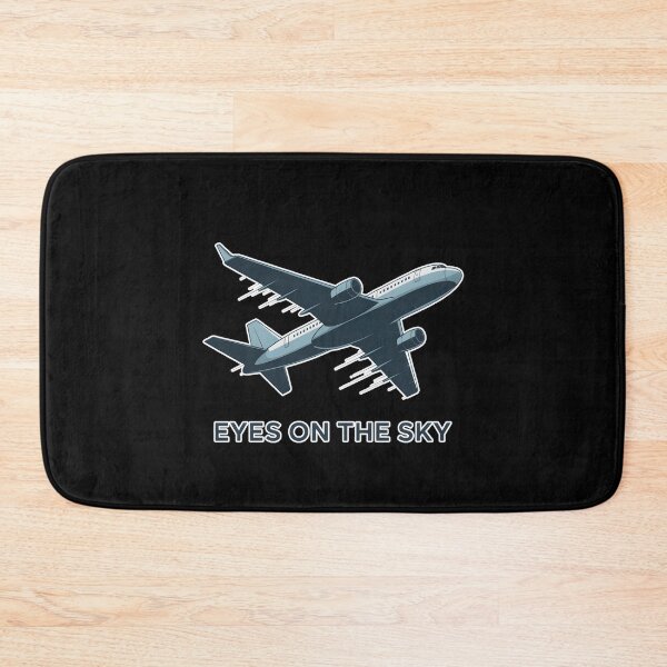 Item preview, Eyes On The Sky Minimal Airplane Aviation Aesthetic Design designed and sold by ImaginedSpace7.