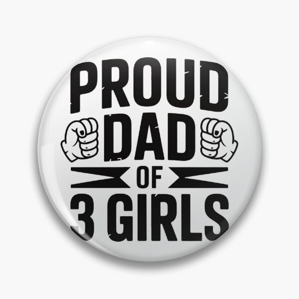 Item preview, Father of Three Daughters designed and sold by QuiteOrbit.