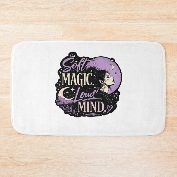 Item preview, Soft Magic Loud Mind Aesthetic Witchy Girl Design – Mystic Moon Art designed and sold by Artbysarmina.