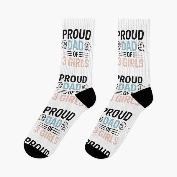 Item preview, Dad of 3 Girls Family Pride designed and sold by QuiteOrbit.