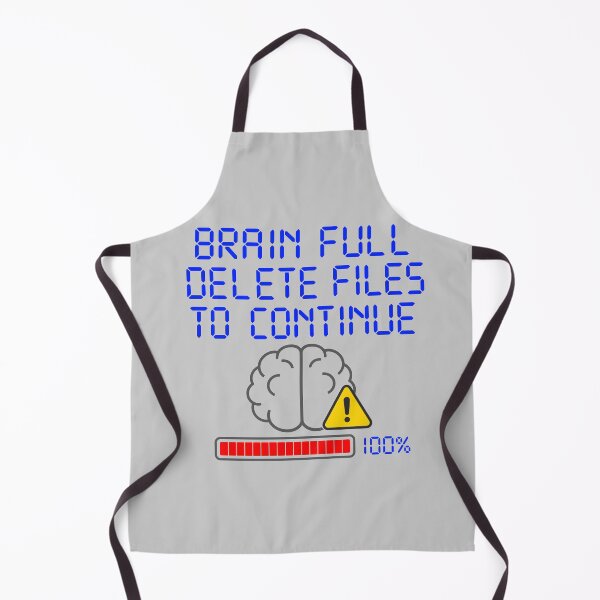 Item preview, Brain Full Delete To Continue designed and sold by fadilow.