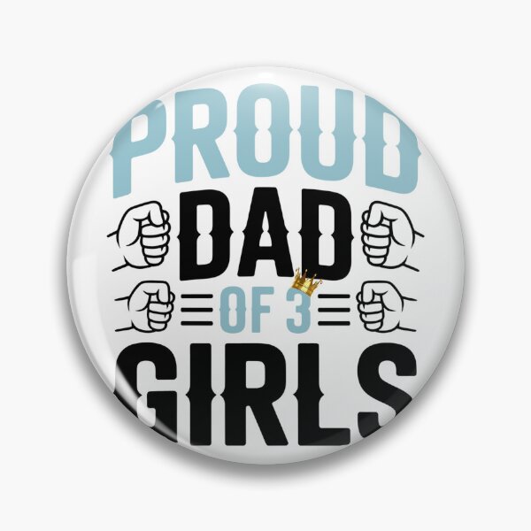 Item preview, Funny Proud Father of Three princess designed and sold by QuiteOrbit.