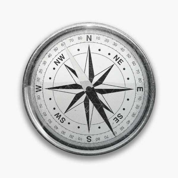 Item preview, Antique Brass Compass Rose Navigation Instrument designed and sold by Ghoul Enterprises.