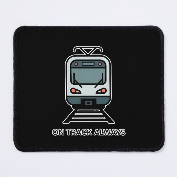 Item preview, On Track Always Minimal Train Transport Aesthetic Design designed and sold by ImaginedSpace7.