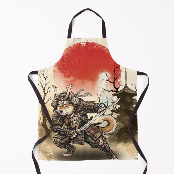 Item preview, Shiba Inu Samurai Warrior Art designed and sold by VibranPalette.