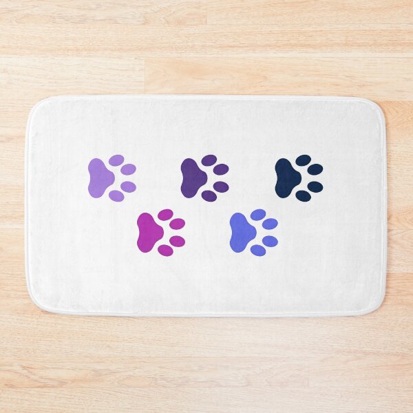 Item preview, Purple Dog Paw Prints designed and sold by OlyvieArt.
