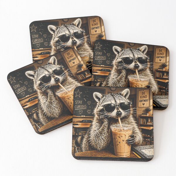 Item preview, Y'all Were Feral But I Low Key Love You Raccoon Funny Friend Teacher Coworker designed and sold by SanTiOmal.