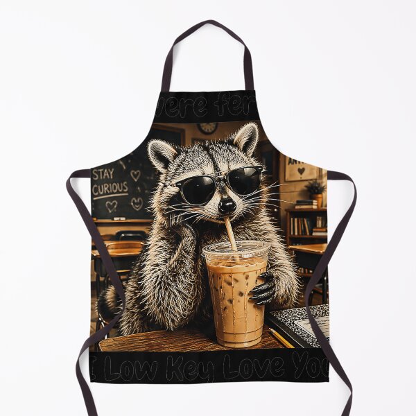 Item preview, Y'all Were Feral But I Low Key Love You Raccoon Funny Friend Teacher Coworker designed and sold by SanTiOmal.
