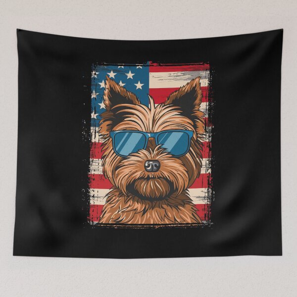 Item preview, Funny Yorkshire 4th July USA Flag America Mom Dad Kids designed and sold by rafaeltto.