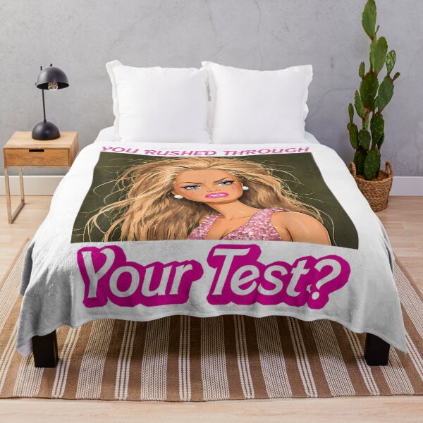 Item preview, Funny Testing Teacher Meme You Rushed Through Your Test designed and sold by ViVarRi.