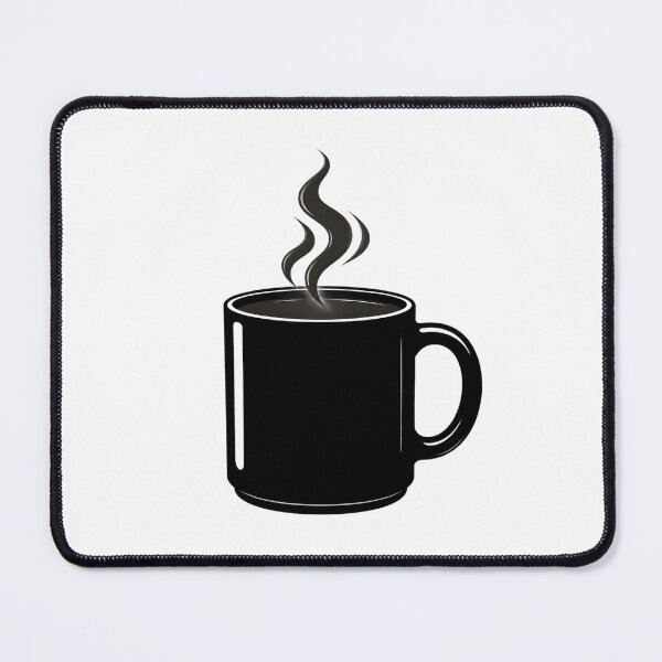 Item preview, Black Mug with Steam Glow Graphic designed and sold by SurajDesigns.