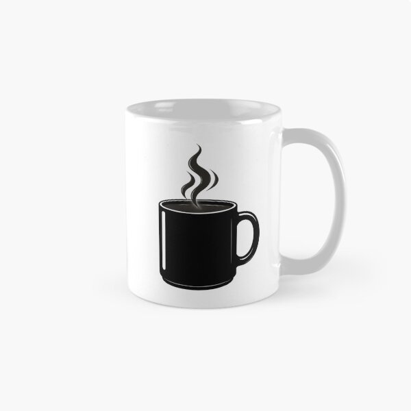 Item preview, Black Mug with Steam Glow Graphic designed and sold by SurajDesigns.