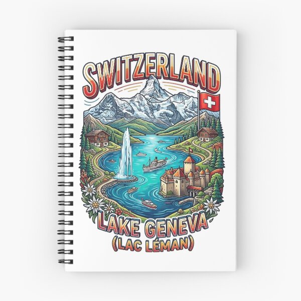 Item preview, SWITZERLAND LAKE GENEVA (LAC LEMAN) designed and sold by likbatonboot.
