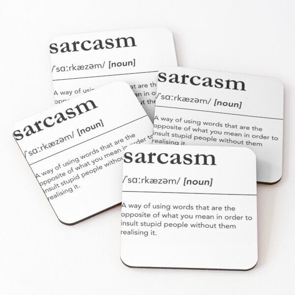 Item preview, Sarcasm definition designed and sold by FORTNITEFILTHYBANTER.