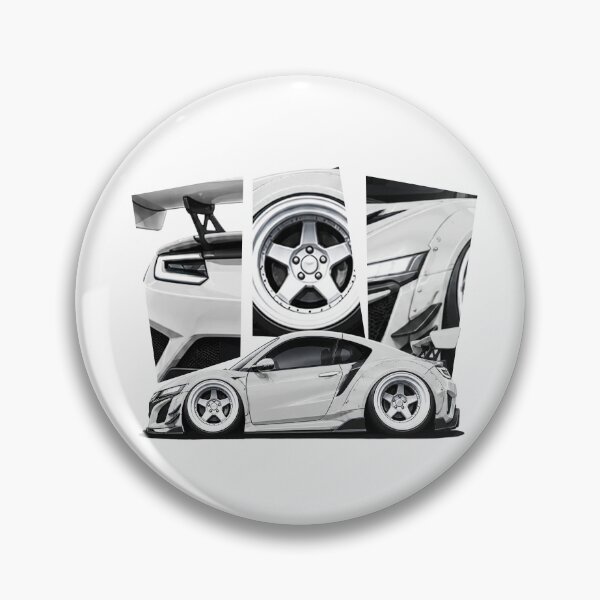 Item preview, Deep Dish Wheel Chibi Coupe Illustration designed and sold by LkmDsgn.