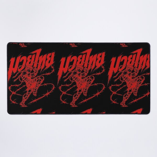 Item preview, Red Muay Thai Warrior Barbed Wire in Thai designed and sold by CoolCrazyQuirky.