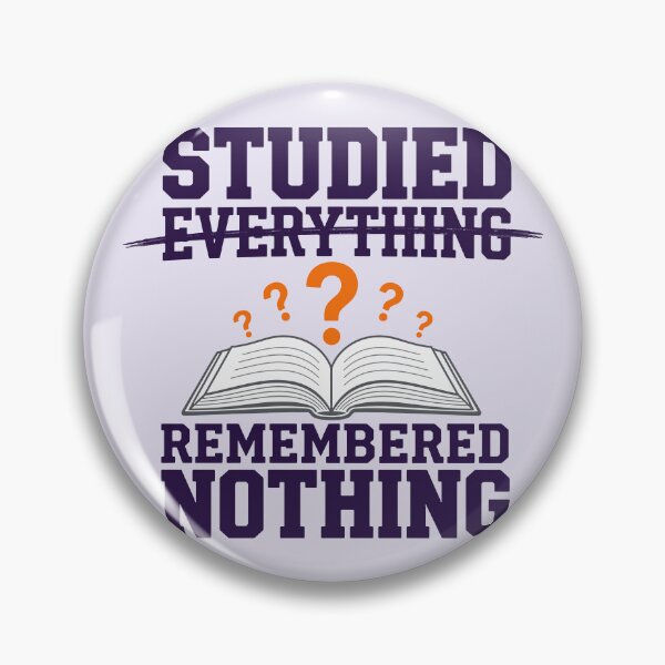 Item preview, Studied Everything Remembered Nothing designed and sold by xmoudx.