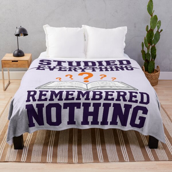 Item preview, Studied Everything Remembered Nothing designed and sold by xmoudx.