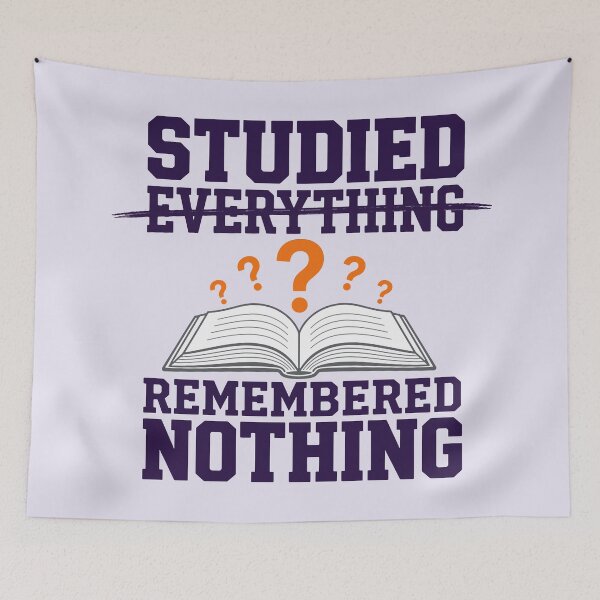 Item preview, Studied Everything Remembered Nothing designed and sold by fadilow.