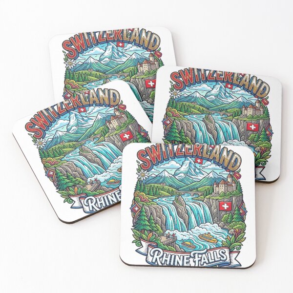 Item preview, SWITZERLAND RHINE FALLS designed and sold by likbatonboot.