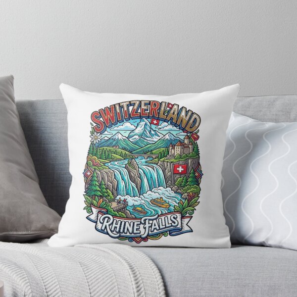 Item preview, SWITZERLAND RHINE FALLS designed and sold by likbatonboot.