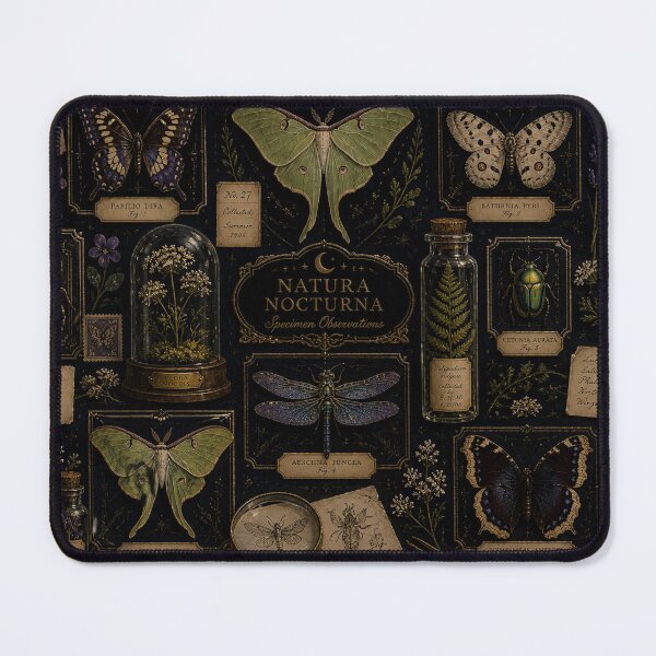 Item preview, Natura Nocturna - Vintage Moth & Butterfly Specimen Art designed and sold by MeanPanduh.