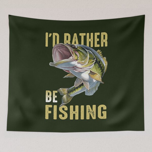 Item preview, Fishing Id Rather Be Fishing Funny  designed and sold by FernaRoje.