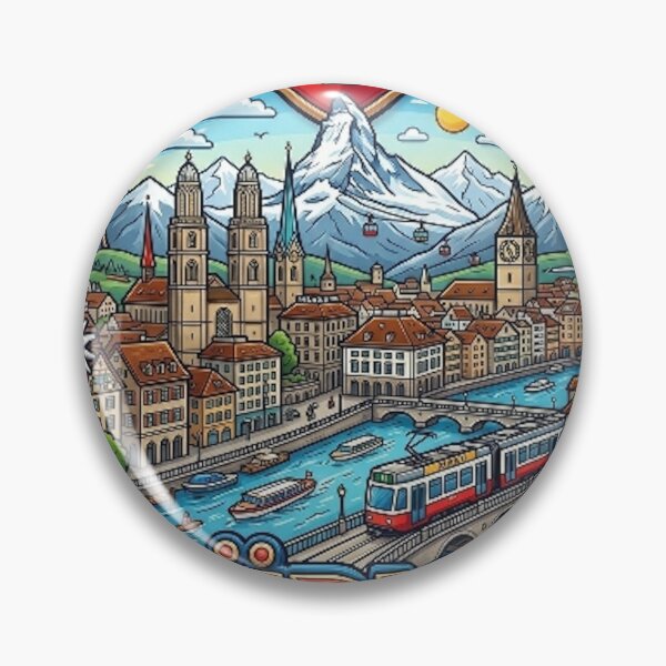 Item preview, SWITZERLAND ZURICH designed and sold by likbatonboot.