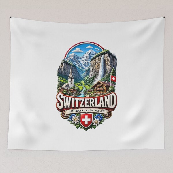 Item preview, SWITZERLAND LAUTERBRUNNEN VALLEY designed and sold by likbatonboot.