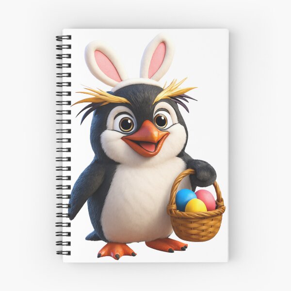 Item preview, Easter Southern Rockhopper Penguin designed and sold by Sillytoe.