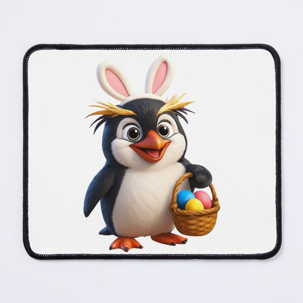 Item preview, Easter Southern Rockhopper Penguin designed and sold by Sillytoe.