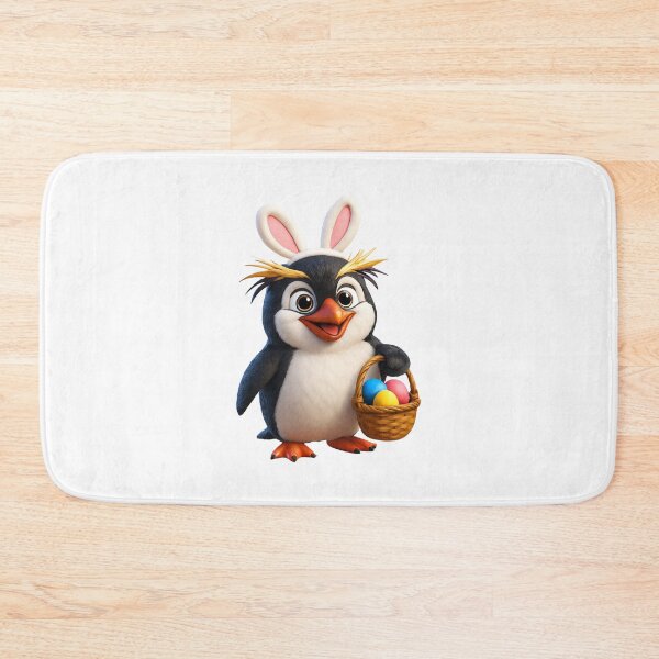 Item preview, Easter Southern Rockhopper Penguin designed and sold by Sillytoe.
