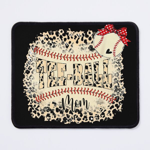 Item preview, Leopard Tee Ball Mom Baseball Shirt designed and sold by LashondaGreen89.