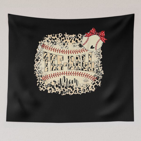 Item preview, Leopard Tee Ball Mom Baseball Shirt designed and sold by LashondaGreen89.