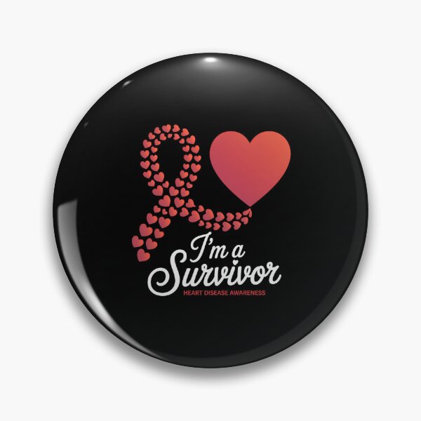 Item preview, I'm A Survivor Heart Disease Awareness Month designed and sold by TrinaEspinoza.