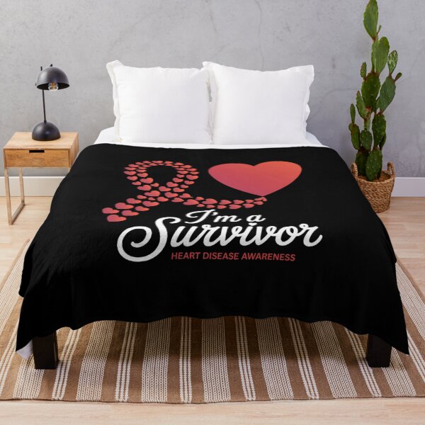 Item preview, I'm A Survivor Heart Disease Awareness Month designed and sold by TrinaEspinoza.