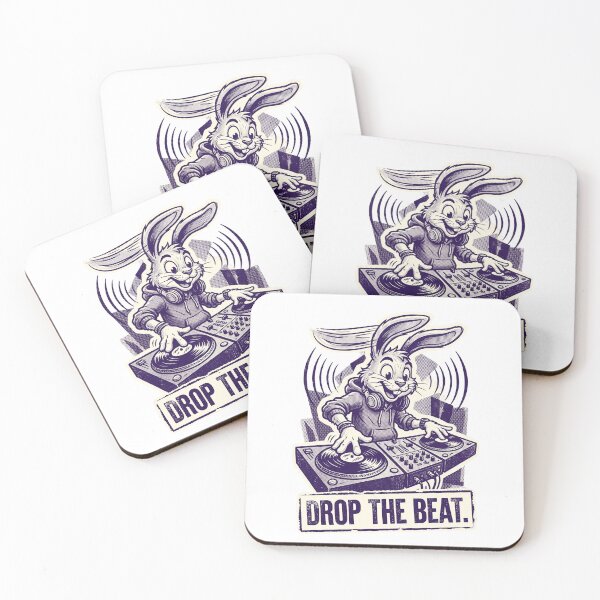 Item preview, Rabbit DJ Decks Print designed and sold by Ortsas.