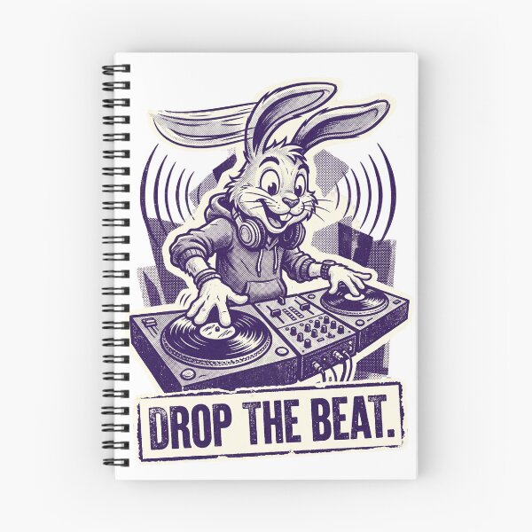 Item preview, Rabbit DJ Decks Print designed and sold by Ortsas.