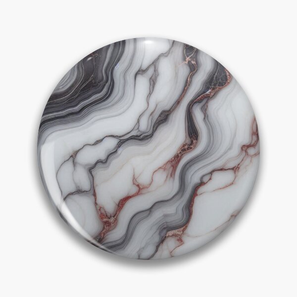 Item preview, White Marble Vein Abstract Stone Pattern for Minimalist Interior Lovers designed and sold by WildStroke.