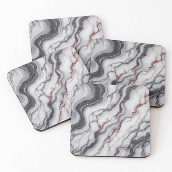 Item preview, White Marble Vein Abstract Stone Pattern for Minimalist Interior Lovers designed and sold by WildStroke.
