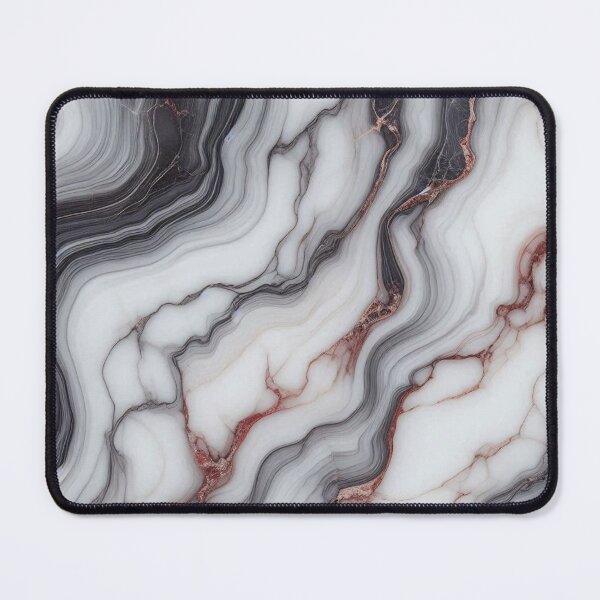 Item preview, White Marble Vein Abstract Stone Pattern for Minimalist Interior Lovers designed and sold by WildStroke.