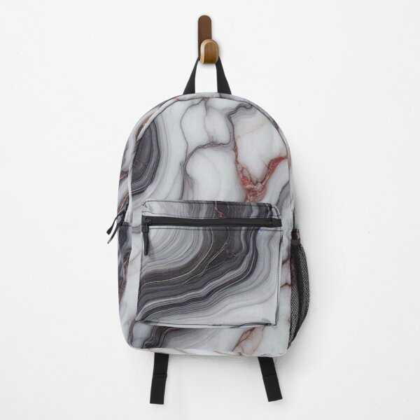 Item preview, White Marble Vein Abstract Stone Pattern for Minimalist Interior Lovers designed and sold by WildStroke.
