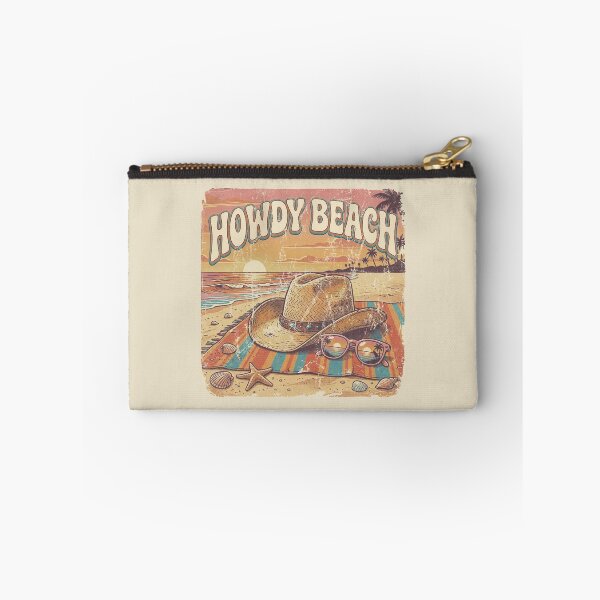 Item preview, Howdy Beach Retro Coastal Cowboy Sunset. designed and sold by EunsooLee.