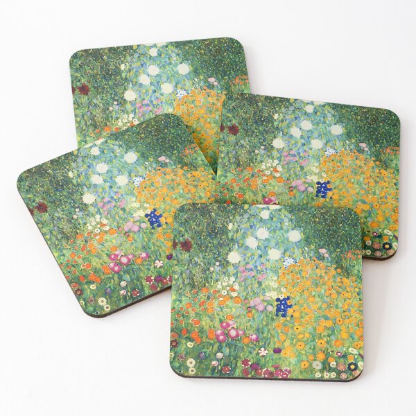 Item preview, Gustav Klimt Flower Garden  designed and sold by Vicky Brago-Mitchell®.
