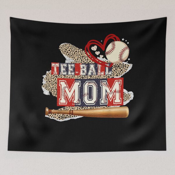 Item preview, Leopard Tee Ball Mom Baseball Shirt designed and sold by LashondaGreen89.
