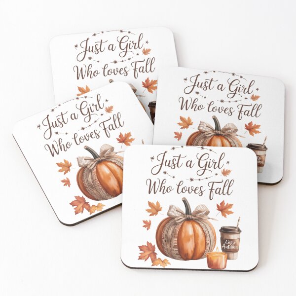 Item preview, Just a Girl Who Loves Fall Pumpkin Spice Autumn designed and sold by TrinaEspinoza.