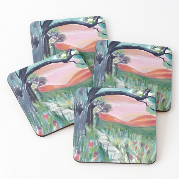 Item preview, Matisse Inspired Garden Path — Colorful Digital Painting, Expressionist Landscape Art Print  designed and sold by Storiesoftheland.
